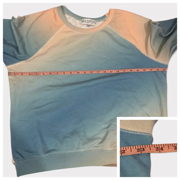 NWOT Wildfox Grotto Gradient Sommers Sweatshirt - Medium - Picture 3 of 11